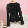 Light-Luxury Women’s Blazer with Long Sleeves Fit