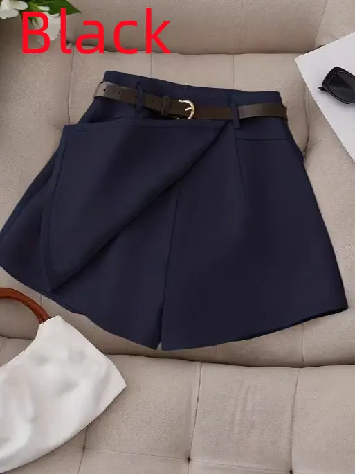 European And American Women's Solid-color Shorts European And American Women's Solid-color Shorts