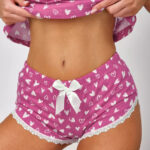 c3b72e07-0153-46cb-9008-a3cb66a2702d.jpg Lace-Trim Patchwork Knit Loungewear Set for Women