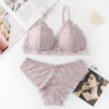 Gather-Together Princess Lace Bra Set with Thin Mold Cups Gather-Together Princess Lace Bra Set with Thin Mold Cups