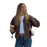 Solid-color Lapel Zip-up Jacket Coat