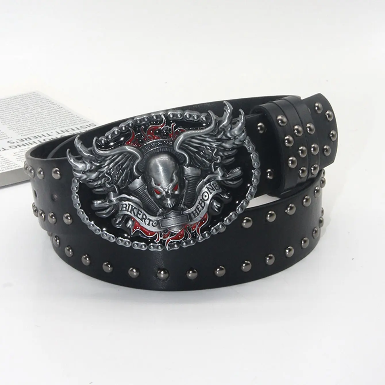 Punk-style Rivet All-match Trendy Leather Belt For Edgy Girls