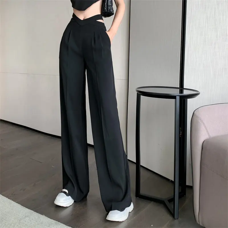 Breathable Cotton Wide Leg Pants for Women, High Waist Breathable Cotton Wide Leg Pants for Women, High Waist