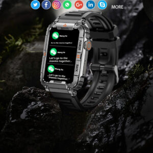 Bluetooth Calling Smart Watch with Heart Rate & Sp O2