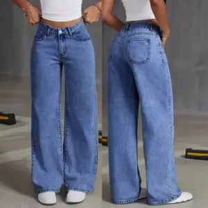 Women's Straight-leg Pants Loose-fitting Casual Trousers