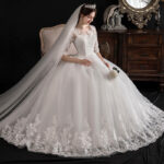 c8fcbbbb-b67f-4577-8898-4fc1821cdc57.jpg One-shoulder Dream Slim Sleeve Lace Bride