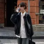 c946ba3a-9a82-4b7e-bf96-c3a601d1d462_fine.webp Women's Spring And Fall American Retro Loose Black Motorcycle Leather Jacket