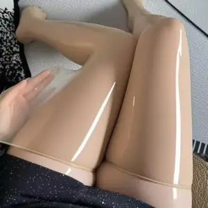 Ma Oil Shiny Silk Stockings For Women, Long Tube, Ultra-thin, Glossy Black Silk, Beautiful Legs, White Silk Over The Knee Socks