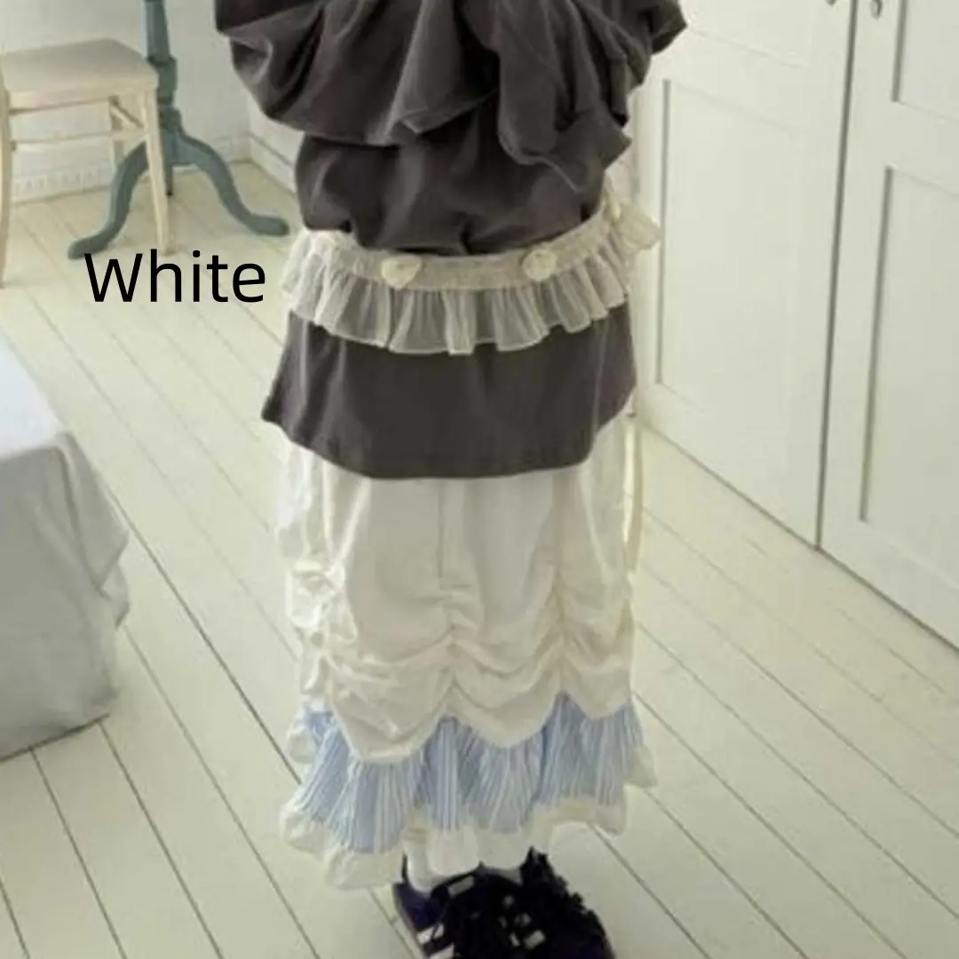 Ruffle Lace Short Belt for Women with Heavy-Duty Lacing