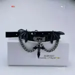 cb311302-835e-4ca6-991c-725417356b34.webp Bold Punk Leather Choker with Dark Cross & Devil Wings