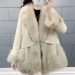 cc29019f-16b1-4688-ba7e-bdc52400e12d.webp Warm Mid-Length Faux Fur Padded Coat with Fox-Style Trim
