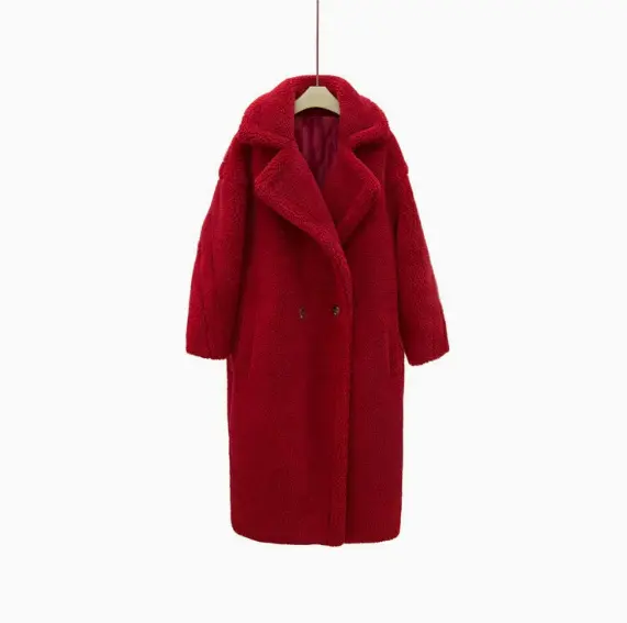 Caterpillar-style Long Coat Women's Faux Fur Jacket Caterpillar-style Long Coat Women's Faux Fur Jacket