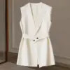 Slimming Waist-tied Vest For Suits Sleeveless Waistcoat Slimming Waist-tied Vest For Suits Sleeveless Waistcoat