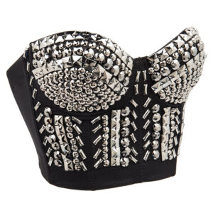 Singer Dancer Costume Punk Sequin Bead Women Bra Singer Dancer Costume Punk Sequin Bead Women Bra