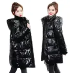 cf179f76-c4db-48e0-b547-a712d6f7b140.webp Warm Mid-Length Plus Size Padded Jacket with Faux Fur Collar