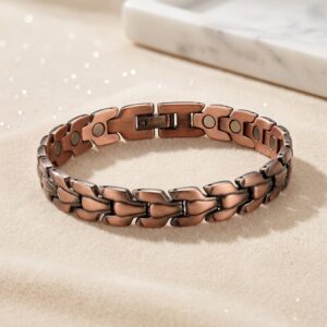 Magnetic Therapy Electroplated Copper Bracelet, Unisex