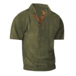 d0058866-7968-4d78-8ff7-dd730d3b1c4a-1.jpg Loose-Fit Men’s Stand Collar Short-Sleeve Corduroy Shirt