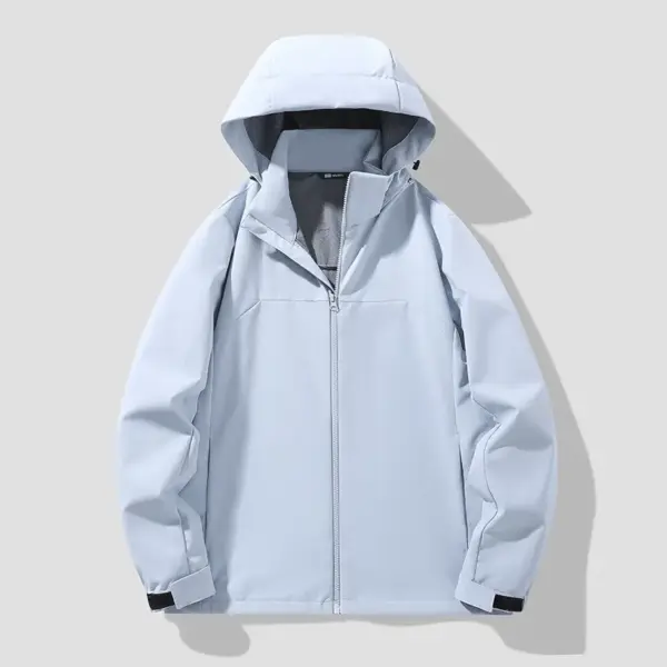 Outdoor Couple's Hardshell Jacket Single-Layer Hiking Coat Outdoor Couple's Hardshell Jacket Single-Layer Hiking Coat