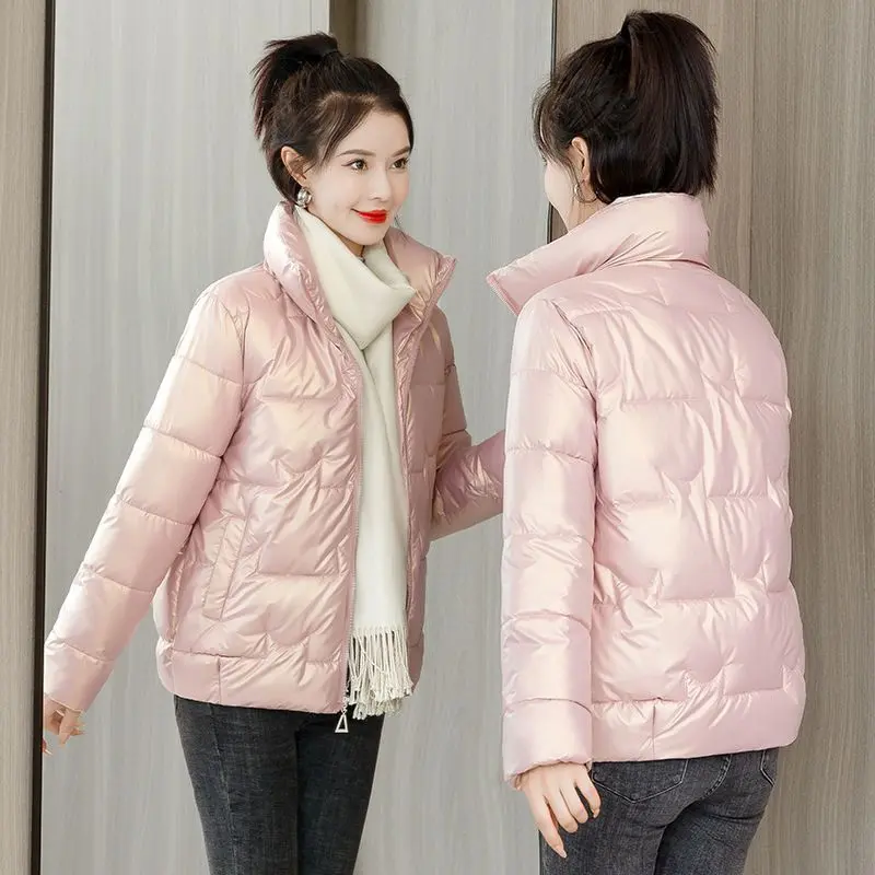 Women’s Ultra-Short Padded Down Jacket Stand Collar Women’s Ultra-Short Padded Down Jacket Stand Collar