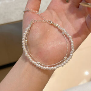Niche Design Double-Layer Pearl Bracelet For Women