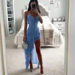 d0d24ac8-df85-4016-8498-13a3f0904c59.webp Sexy Sling Irregular Sky Blue Maxi Dress for Women