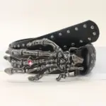 Punk-style Rivet All-match Trendy Leather Belt For Edgy Girls