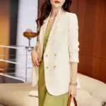 Women's Fashion Simple Blazer Shorts Two-piece