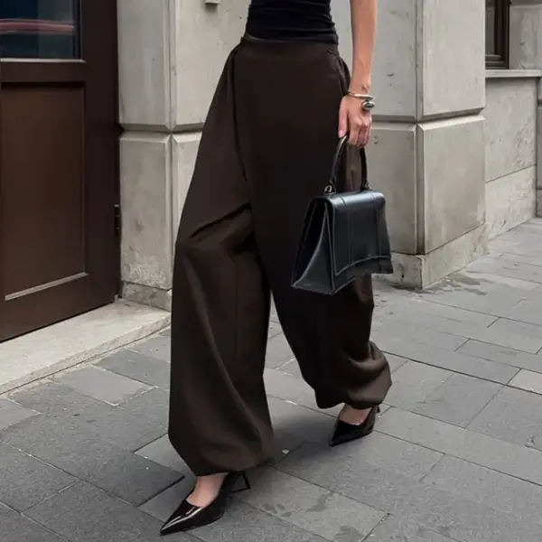 Fashion Casual Irregular Wide-leg Pants For Women