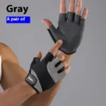 Sports Half-finger Fitness Gloves Weightlifting Anti-skid Shock Absorption