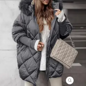 Warm Hooded Cardigan Coat for Winter Layering, Padded