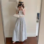 Versatile Striped Wide-leg Pants For Women