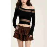 d55e7e60-bc0a-4dd2-8bd0-c82a4ad82913.webp Hollow Out Minimalist Fitted Off Shoulder Top