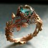 Retro Simple And Exaggerated Unique Women Ring