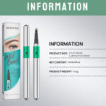 Smudge-Proof Four-Claw Eyebrow Pencil for Defined, Long-Wear Brows