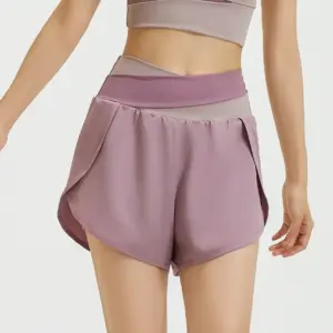 Anti-Exposure High-Waist Three-Quarter Yoga Pants for Women