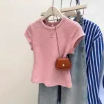 d7803fcf-c462-4602-95d2-ccdbdb3f41d7.webp Summer Texture Ruffle Short Sleeve Women