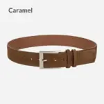 Wide Genuine Leather Waist Belt for Women, Retro Pin Buckle