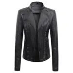 d8674352-4cb8-43ee-9220-471292001e39.webp New Spring And Autumn New Leather PU Leather Jacket Women's Short