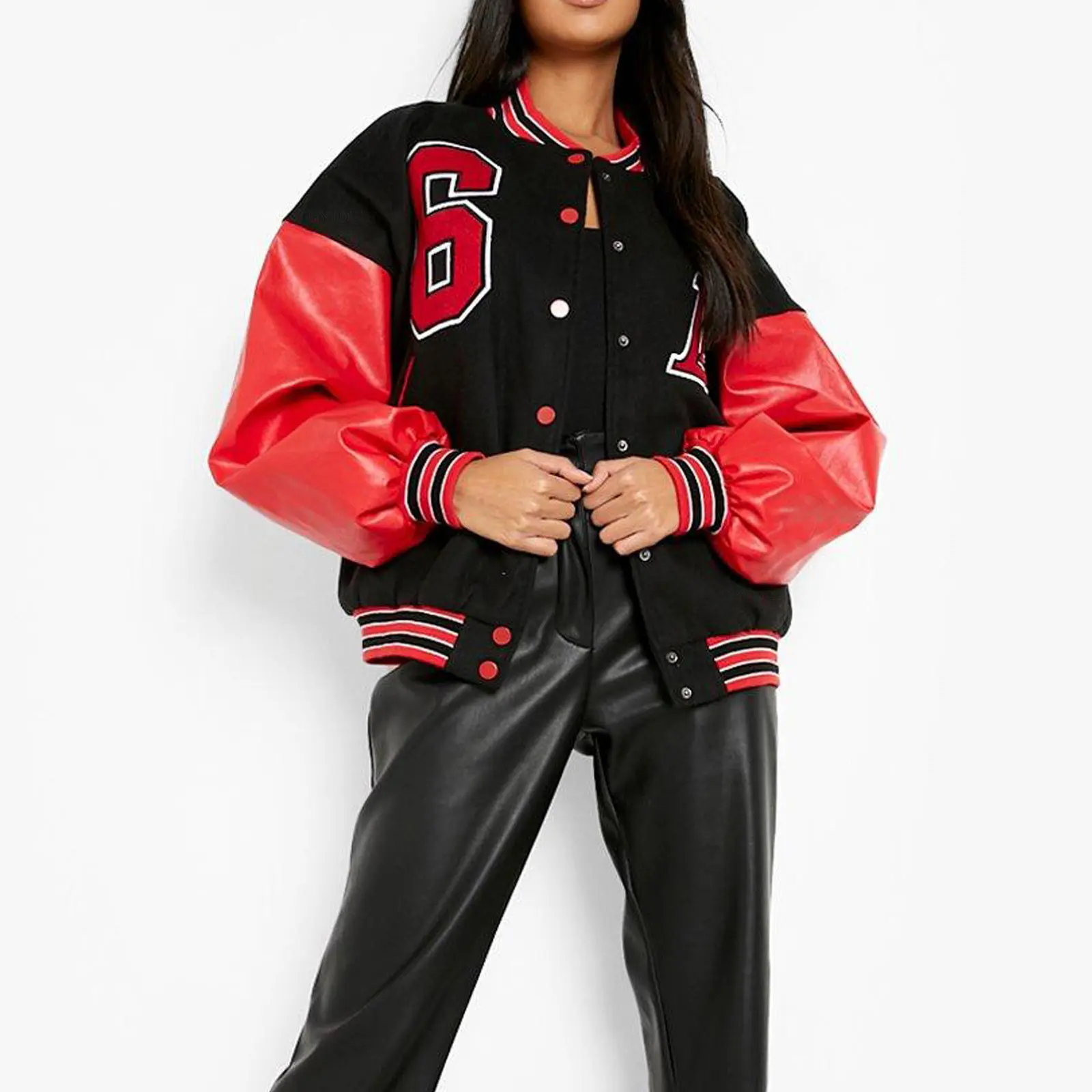 Brushed Thick Women’s Cotton Jacket for Cold Weather