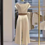 European And American Elegant Style Satin Jumpsuit