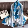 Womens Fashionable Silk Satin Sun-Protective Air-Conditioning Cheongsam Shawl For Outwear