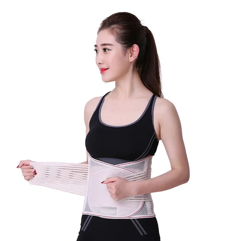 Breathable Women’s Waist Support Belt, Polyester Fitness Breathable Women’s Waist Support Belt, Polyester Fitness