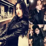 Loose Leather Jacket Motorcycle Female
