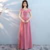 Flattering Slim-Fit Bridesmaid Dress with Puff Sleeves Flattering Slim-Fit Bridesmaid Dress with Puff Sleeves