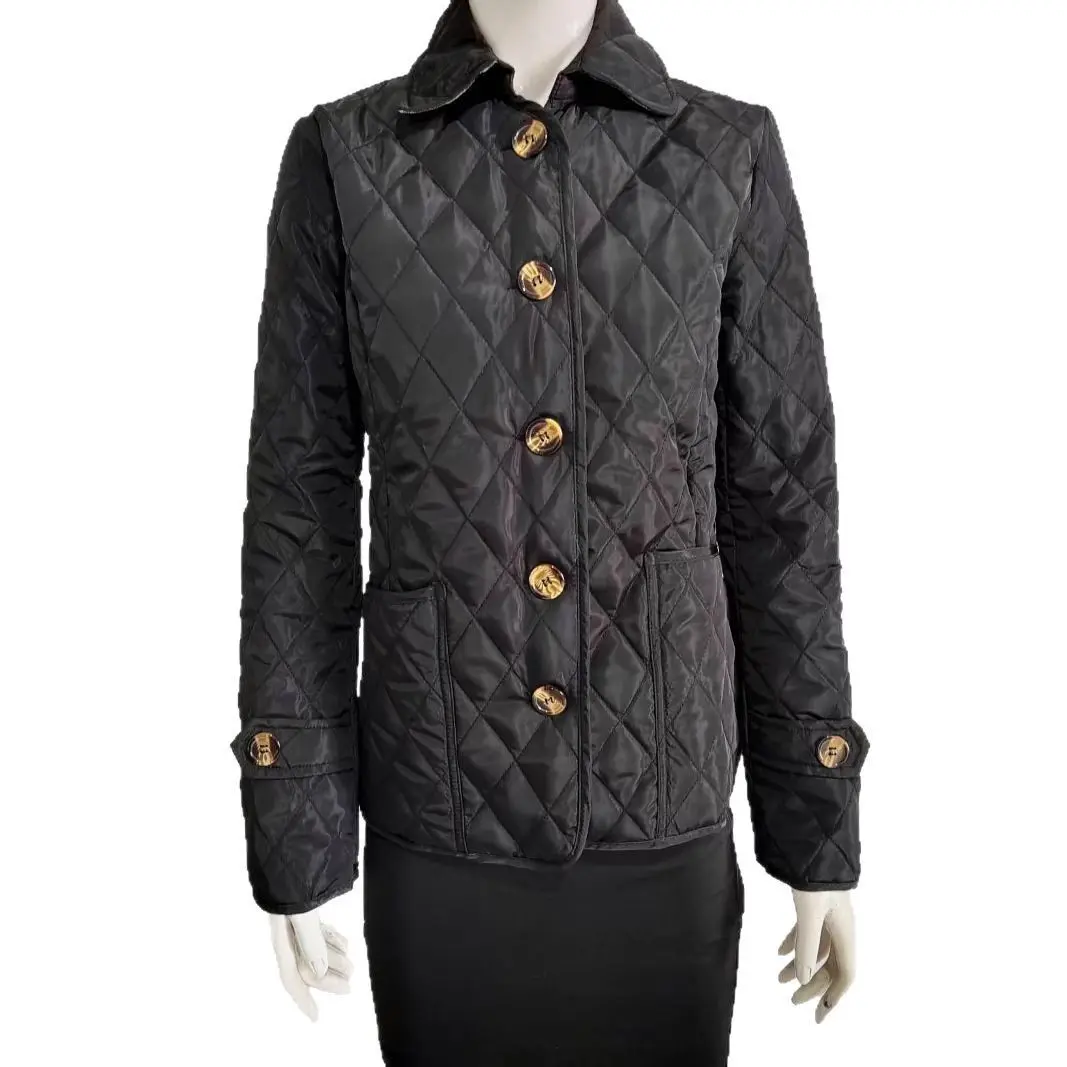 Women's Slim-Fit Diamond-Quilted Cotton Padded Jacket Women's Slim-Fit Diamond-Quilted Cotton Padded Jacket
