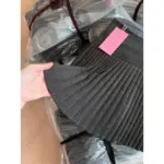 Women's Pleated Skirt High Waist Slimming And Extra Thick