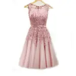 One-Shoulder Cocktail Dress for Engagement & Banquets