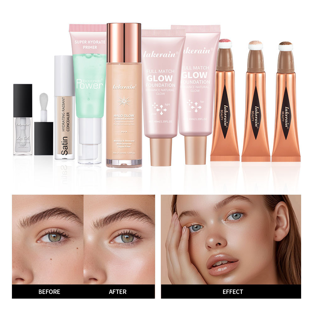Universal Skin Facial Makeup Set - 2 Foreign Edition Options