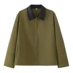 Women's Fashionable Casual Jacket With Lapel Collar