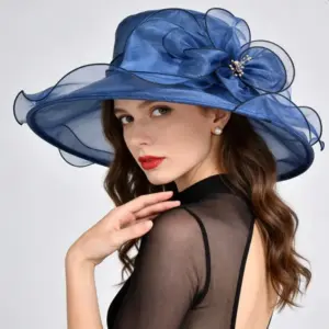 Summer Sun Protection Womens Face-Slimming Breathable Mesh Hat